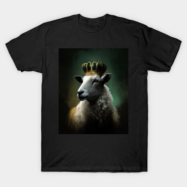 The Sheep King T-Shirt by HIghlandkings